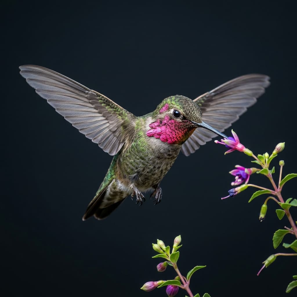 photo of hummingbird